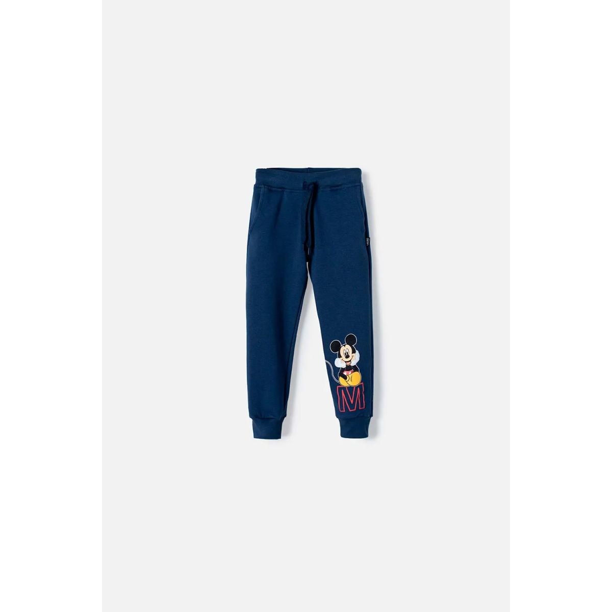 DISNEY - Jogger de Mickey Mouse azul con estampado en relieve para niño 2T a 5T