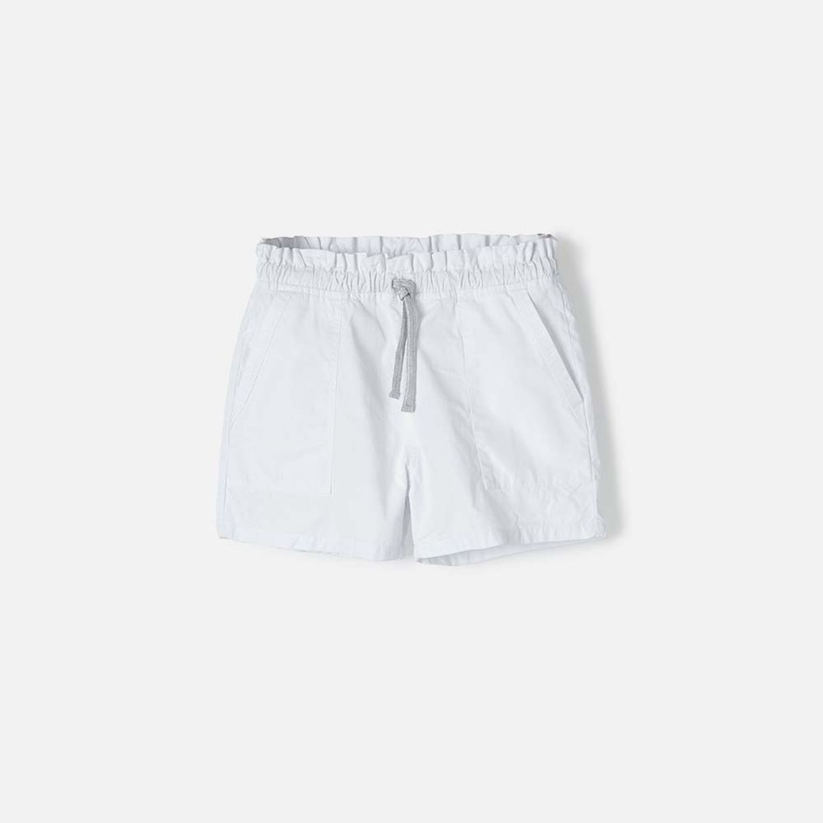 MIC - Short de Mic con cordón blanco para niña