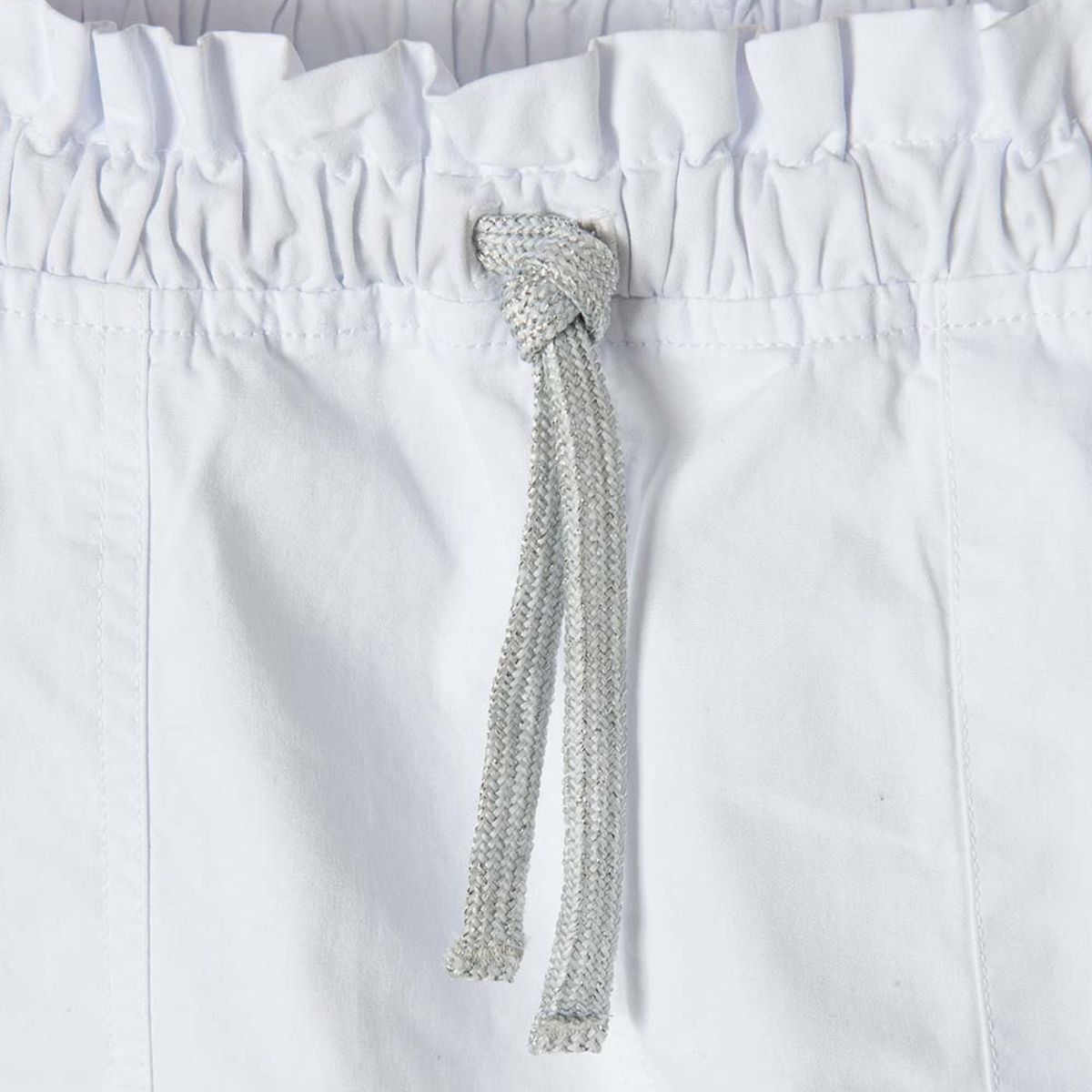 MIC - Short de Mic con cordón blanco para niña