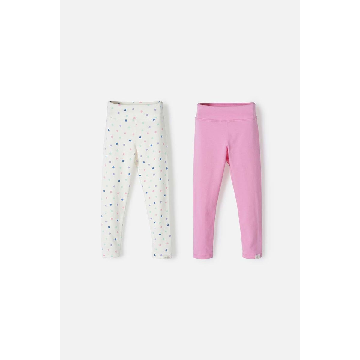 LITTLEMIC - Pack X2 Legging de Littlemic multicolor para niña 2T a 5T