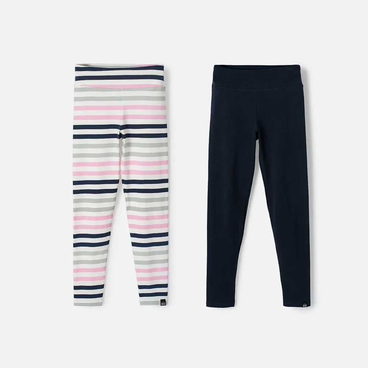 MIC - Pack X2 Leggins de mic multicolor para niña