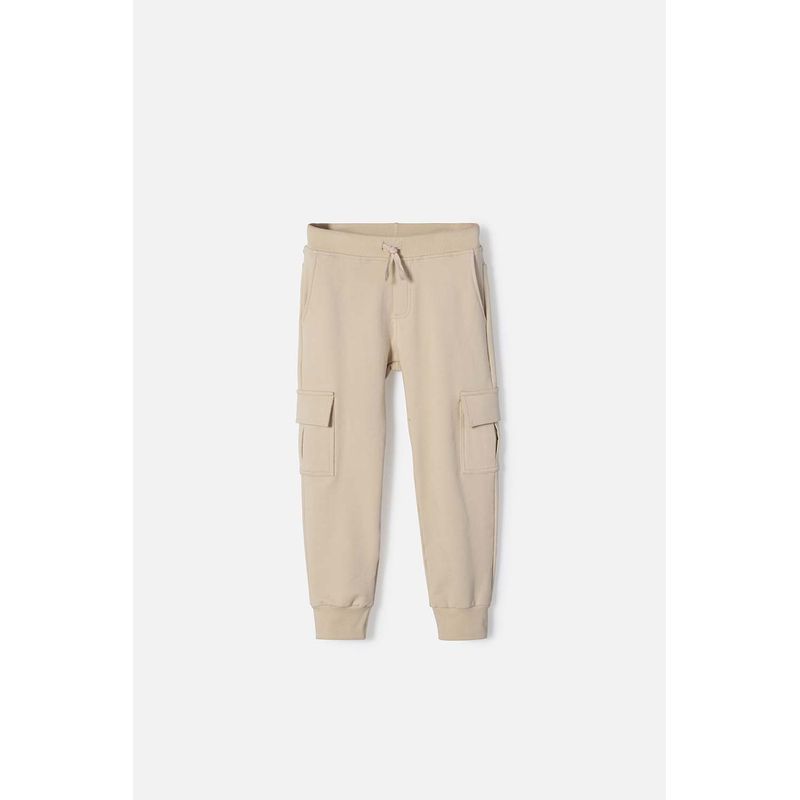 MIC - Jogger de Mic con cordón caqui para niño