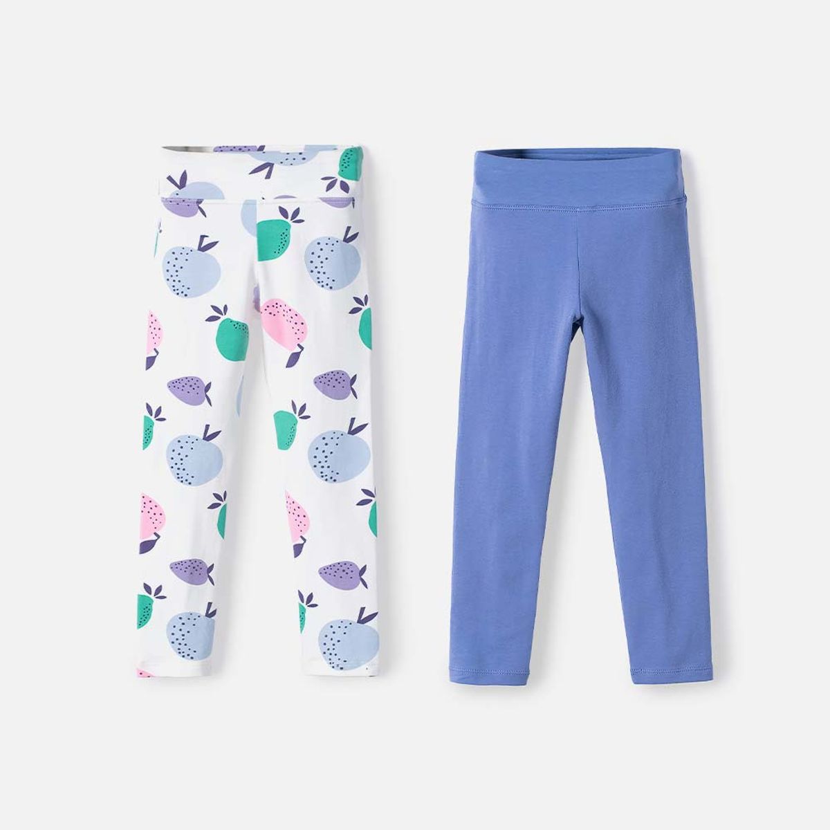 LITTLEMIC - Pack X2 Leggings LittleMic multicolor para niña 2T a 5T