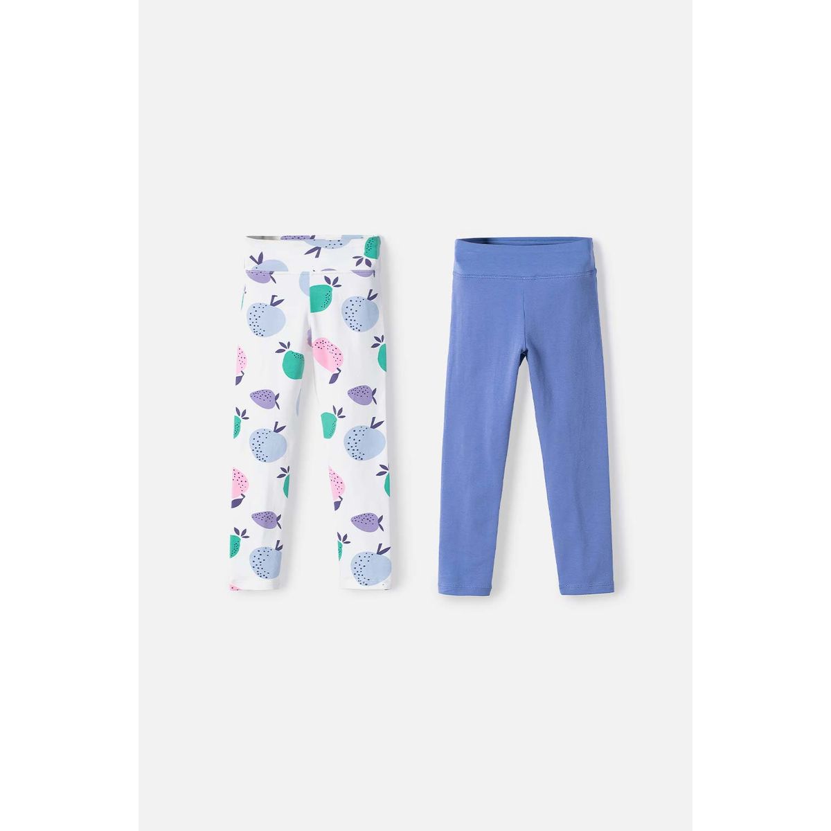 LITTLEMIC - Pack X2 Leggings LittleMic multicolor para niña 2T a 5T
