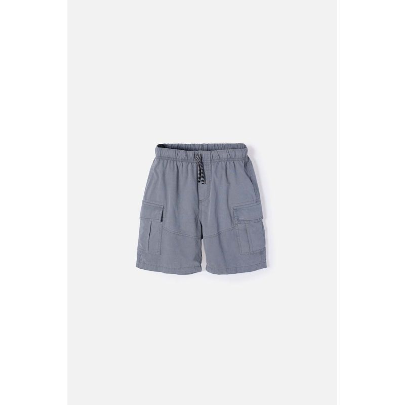 MIC - Bermuda de Mic con cordón gris para niño