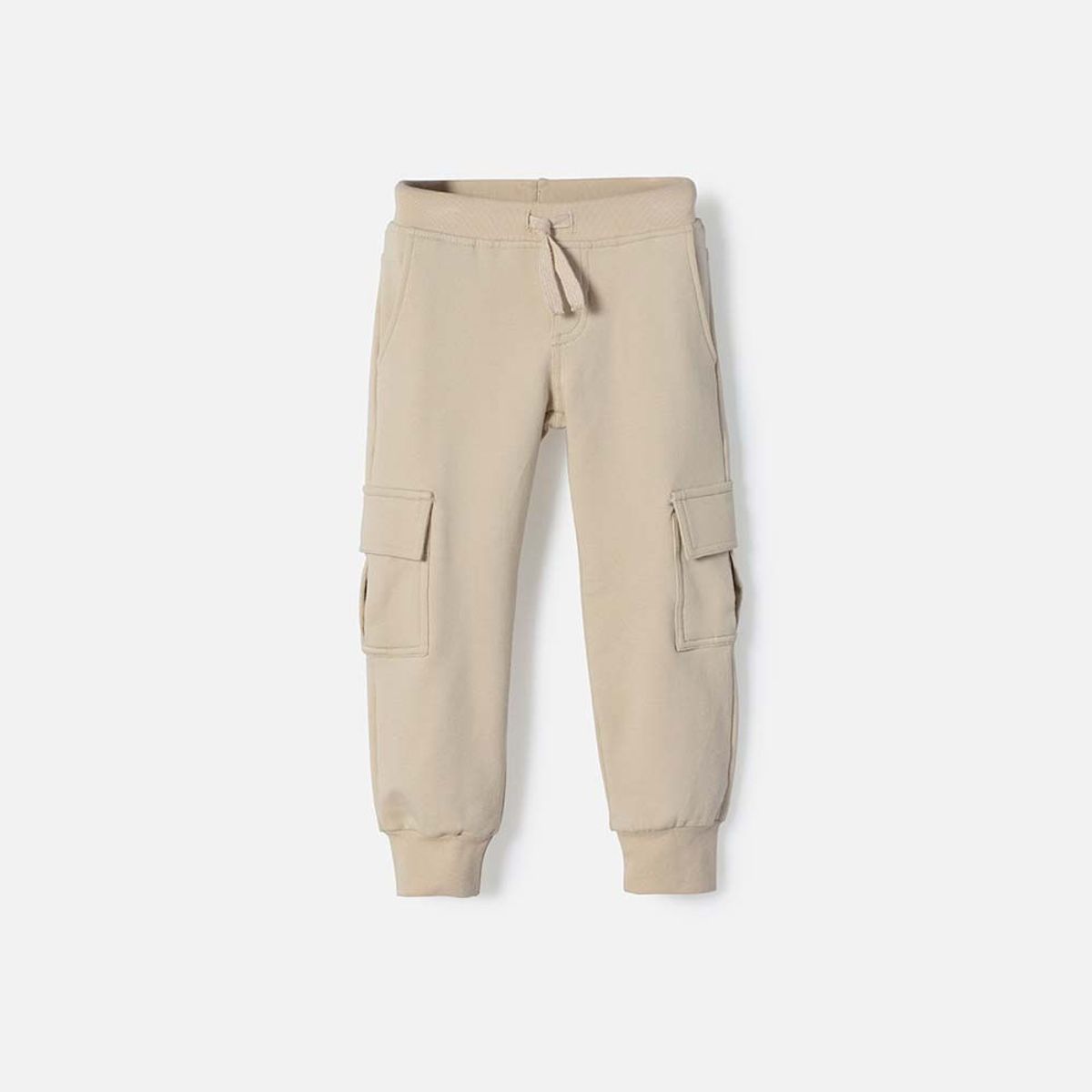 LITTLEMIC - Jogger de Littlemic con cordón caqui para niño 2T a 5T