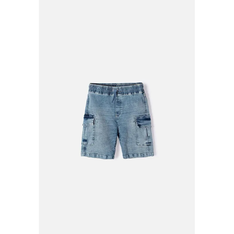 MIC - Bermuda de Mic con cordón azul para niño
