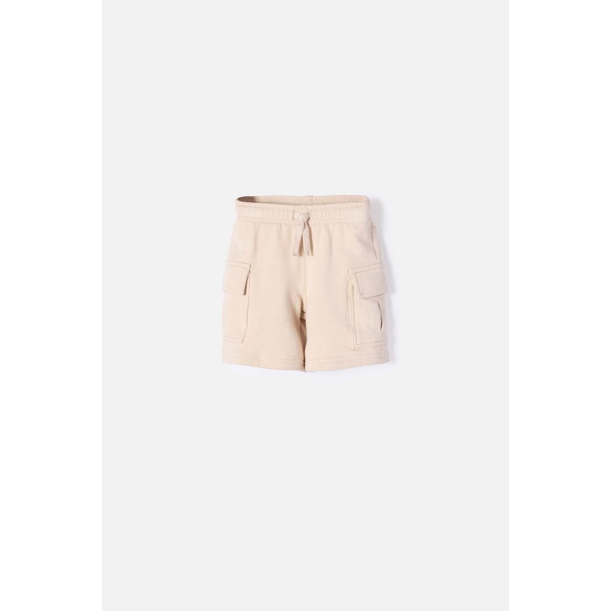 LITTLEMIC - Bermuda de Littlemic con cordón caqui para niño 2T a 5T