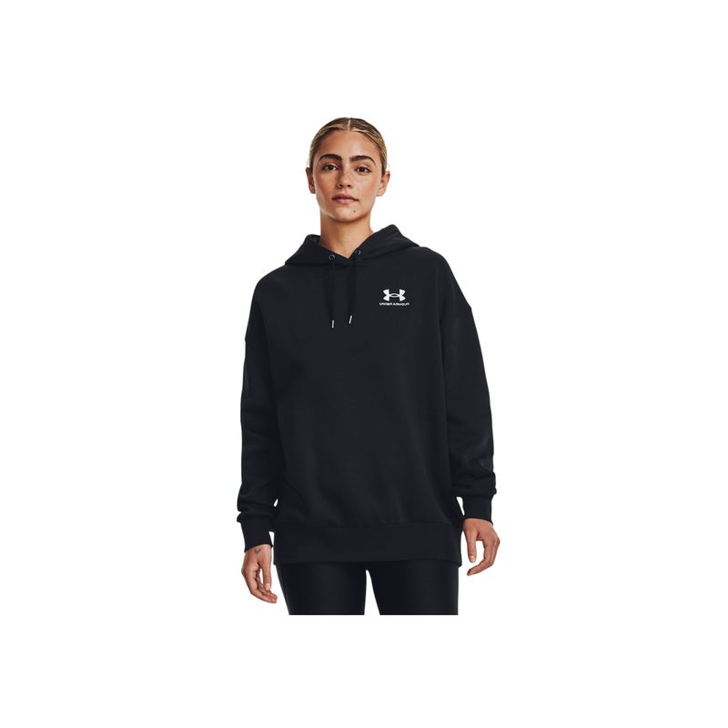 UNDER ARMOUR - Buzo Mujer Under Armour ICON FLECE OS HOODIE Negro UNDER ARMOUR