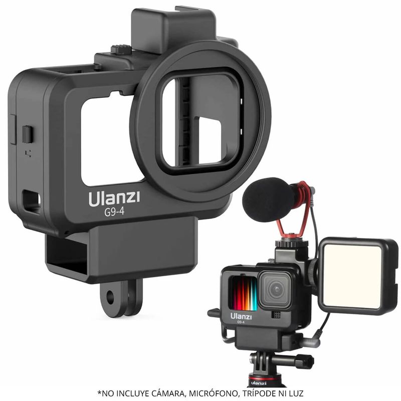 ULANZI - Jaula Ulanzi G9-4 para cámara GoPro HERO9 / 10 / 11 / 12 / 13