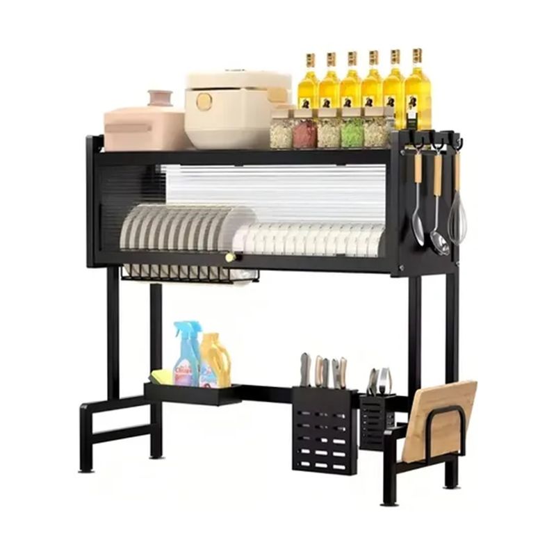 GENERICO - Organizador Y Escurridor Platos Loza Con Tapa 65CM