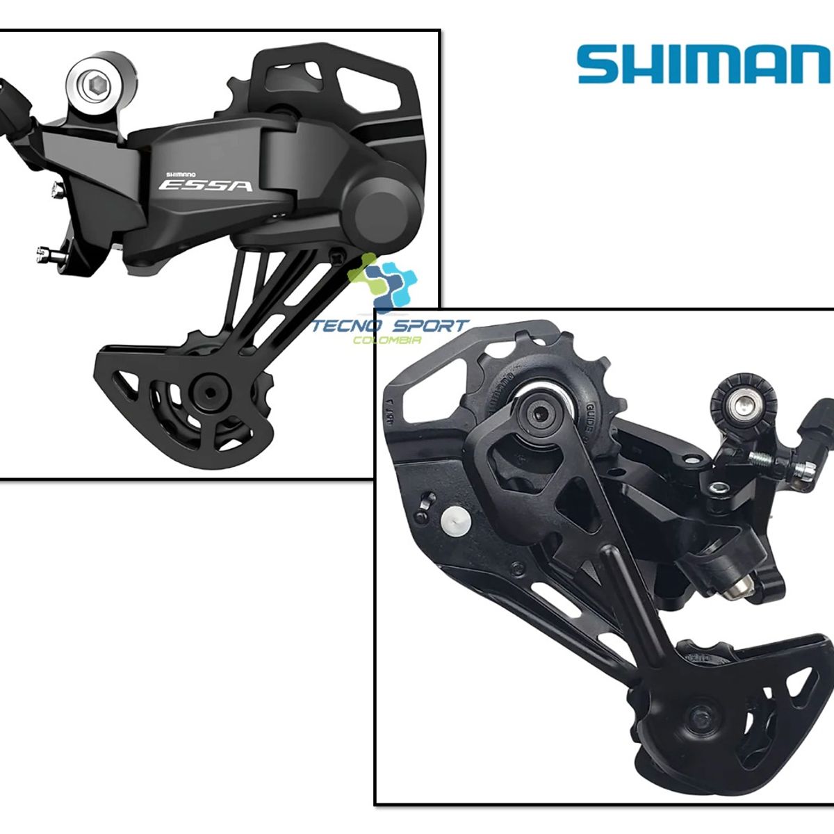 SHIMANO - Tensor Bicicleta Shimano Essa U2000 Desviador 8 Velocidades