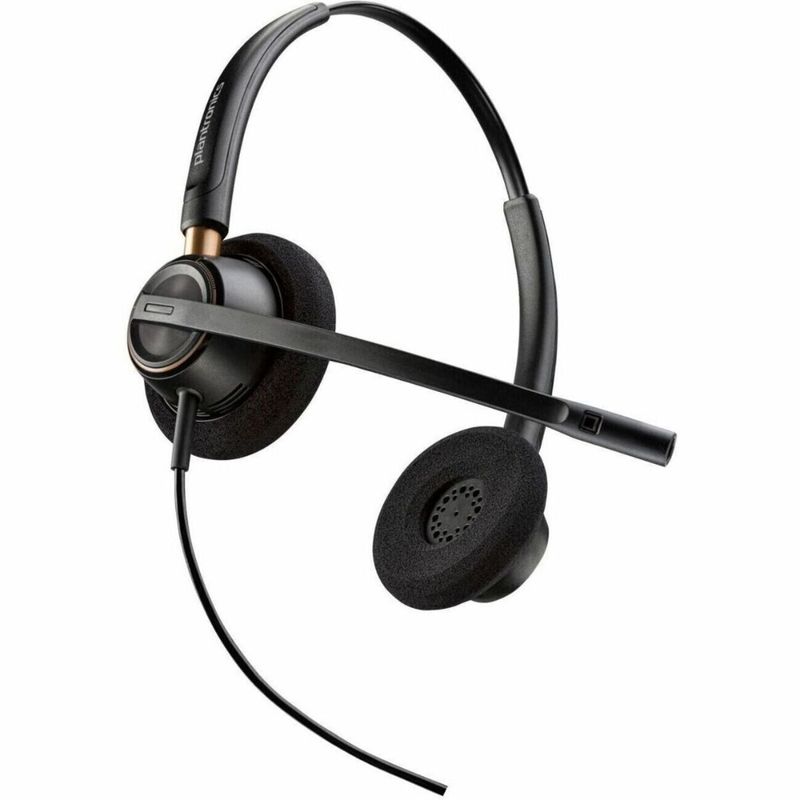 POLY - Diadema Poly EncorePro 520 binaural QD + adaptador USB-A y USB-C
