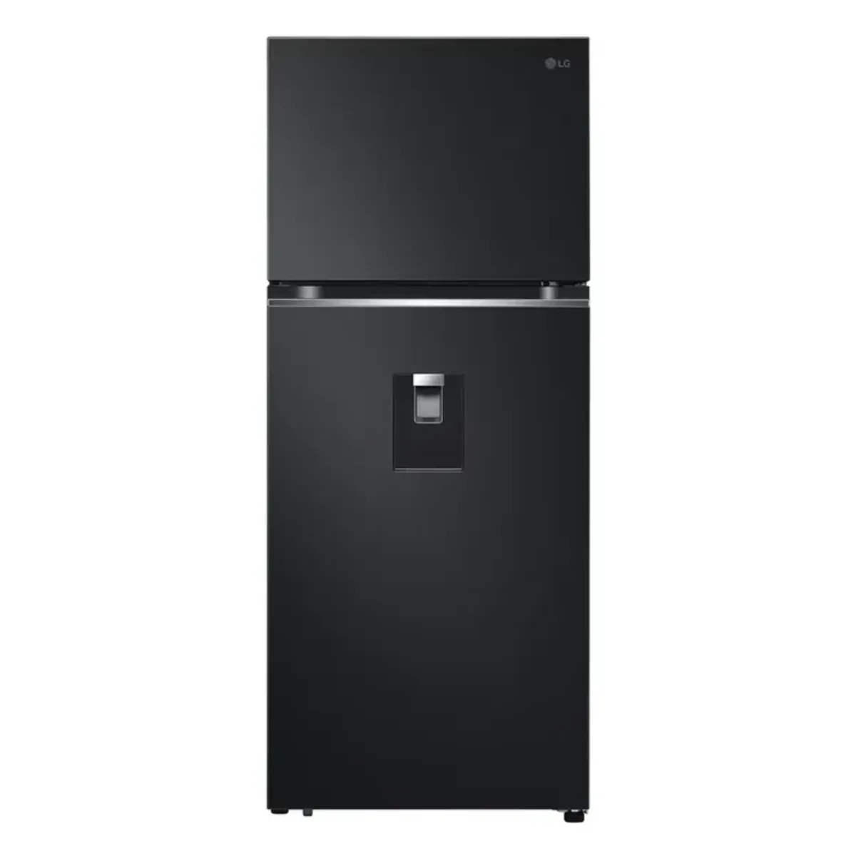 LG - Nevera LG No Frost Congelador Superior 374 Litros Negro