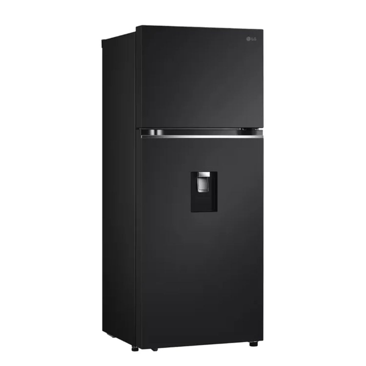 LG - Nevera LG No Frost Congelador Superior 374 Litros Negro