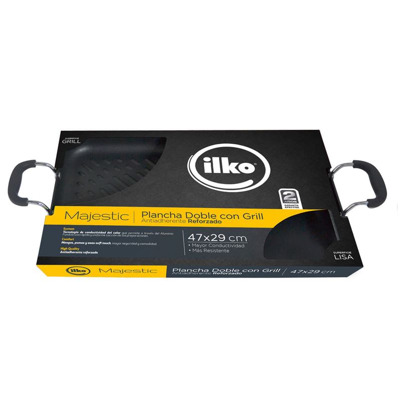 ILKO - Plancha Doble ILKO Majestic 47X29cm Antiad