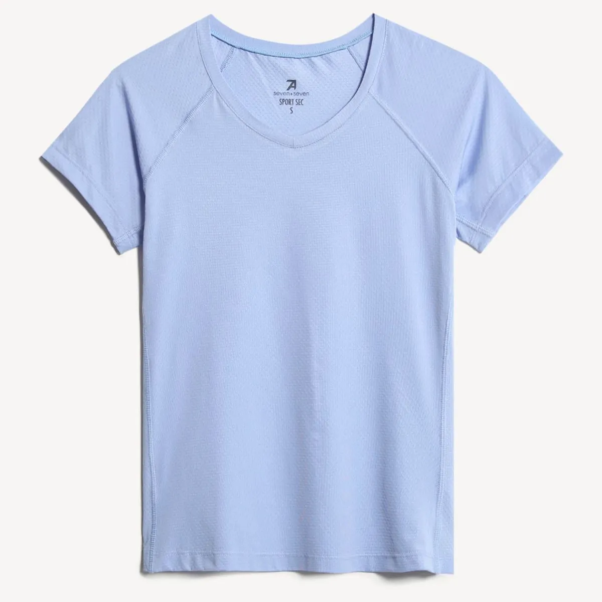 SEVEN SEVEN - Camiseta Texturizada  Para Mujer Azul Seven Seven