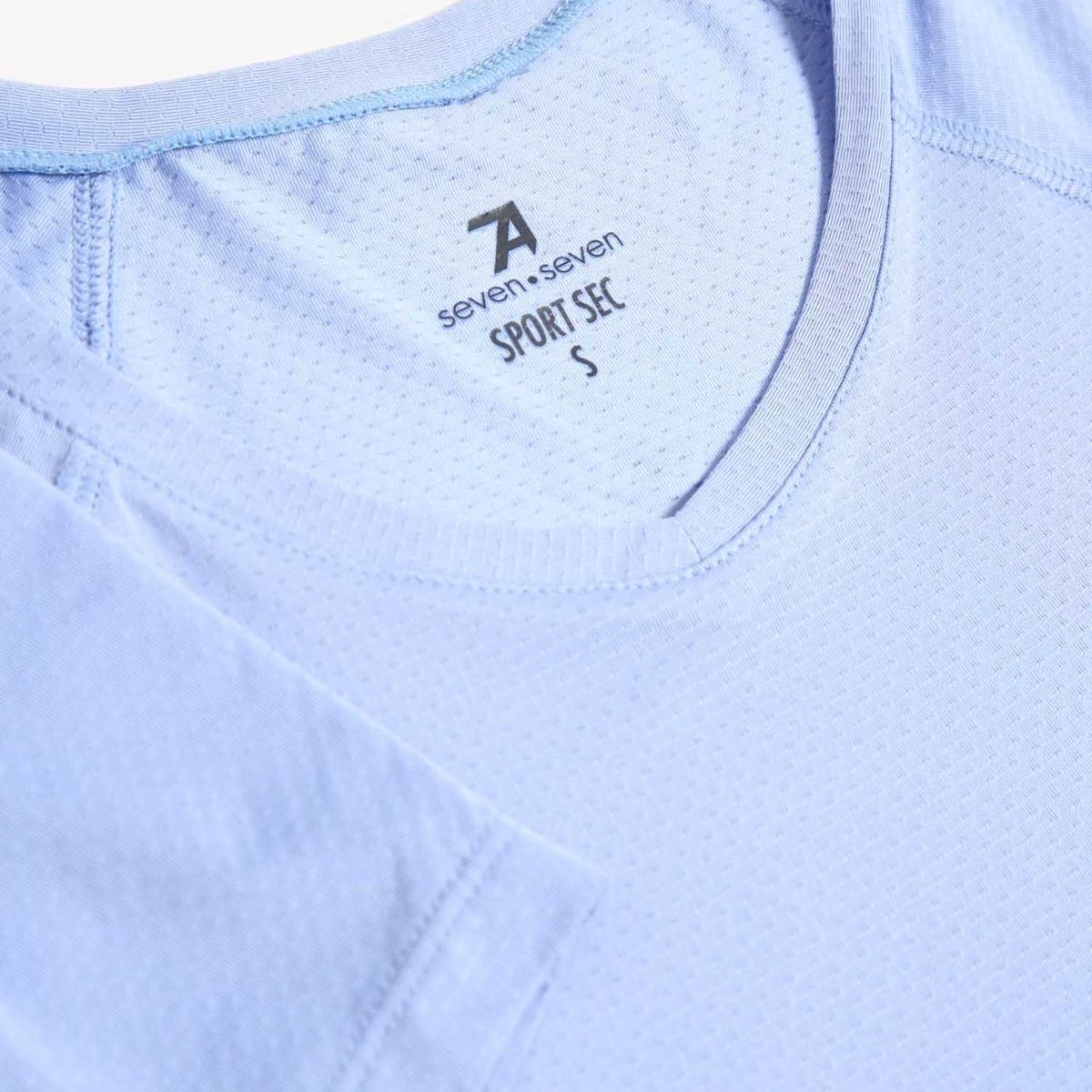 SEVEN SEVEN - Camiseta Texturizada  Para Mujer Azul Seven Seven
