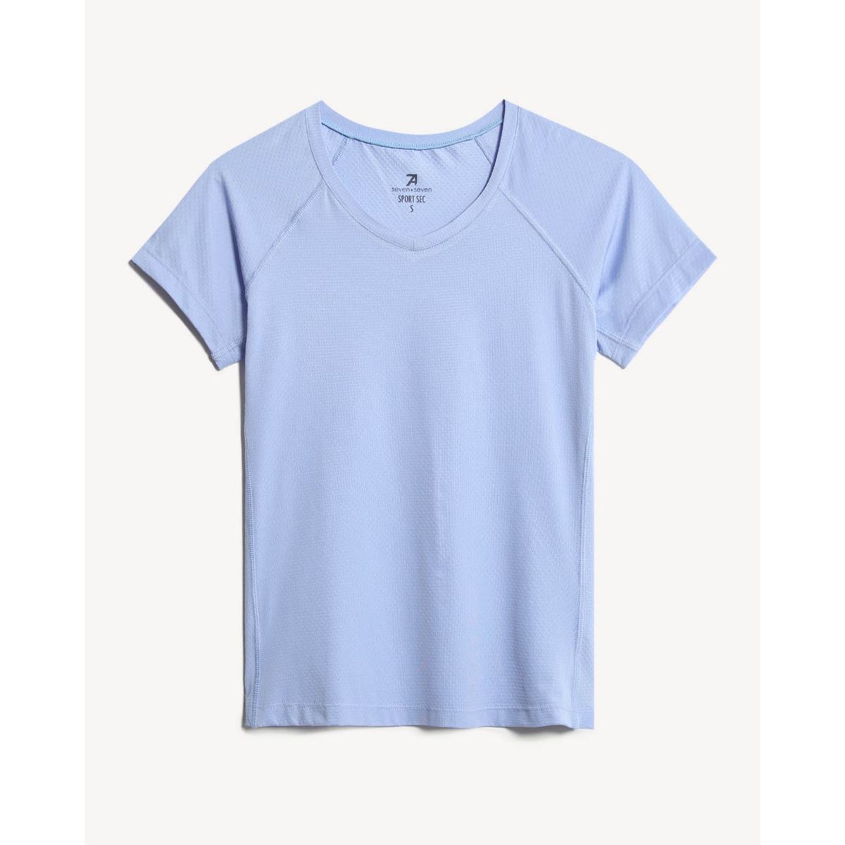 SEVEN SEVEN - Camiseta Texturizada  Para Mujer Azul Seven Seven