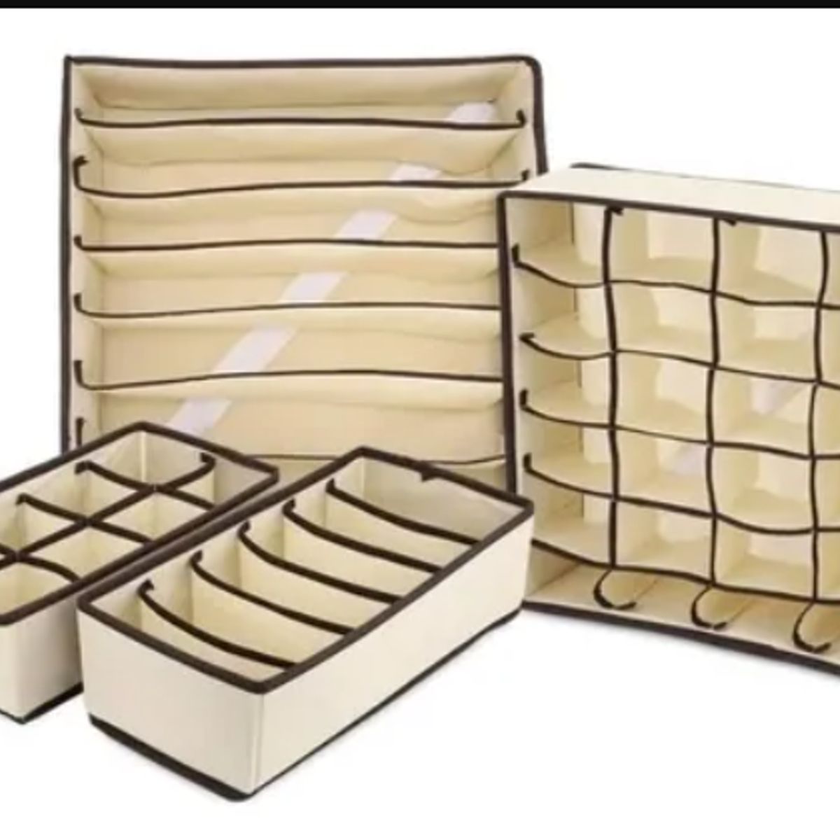 EXPLORA MALETAS - Organizador De Ropa Interior Y Medias Divisor Cajones Set X4