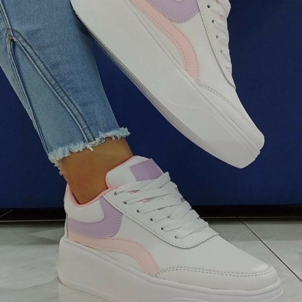 URBAN PLUS - TENIS PARA MUJER BLANCO