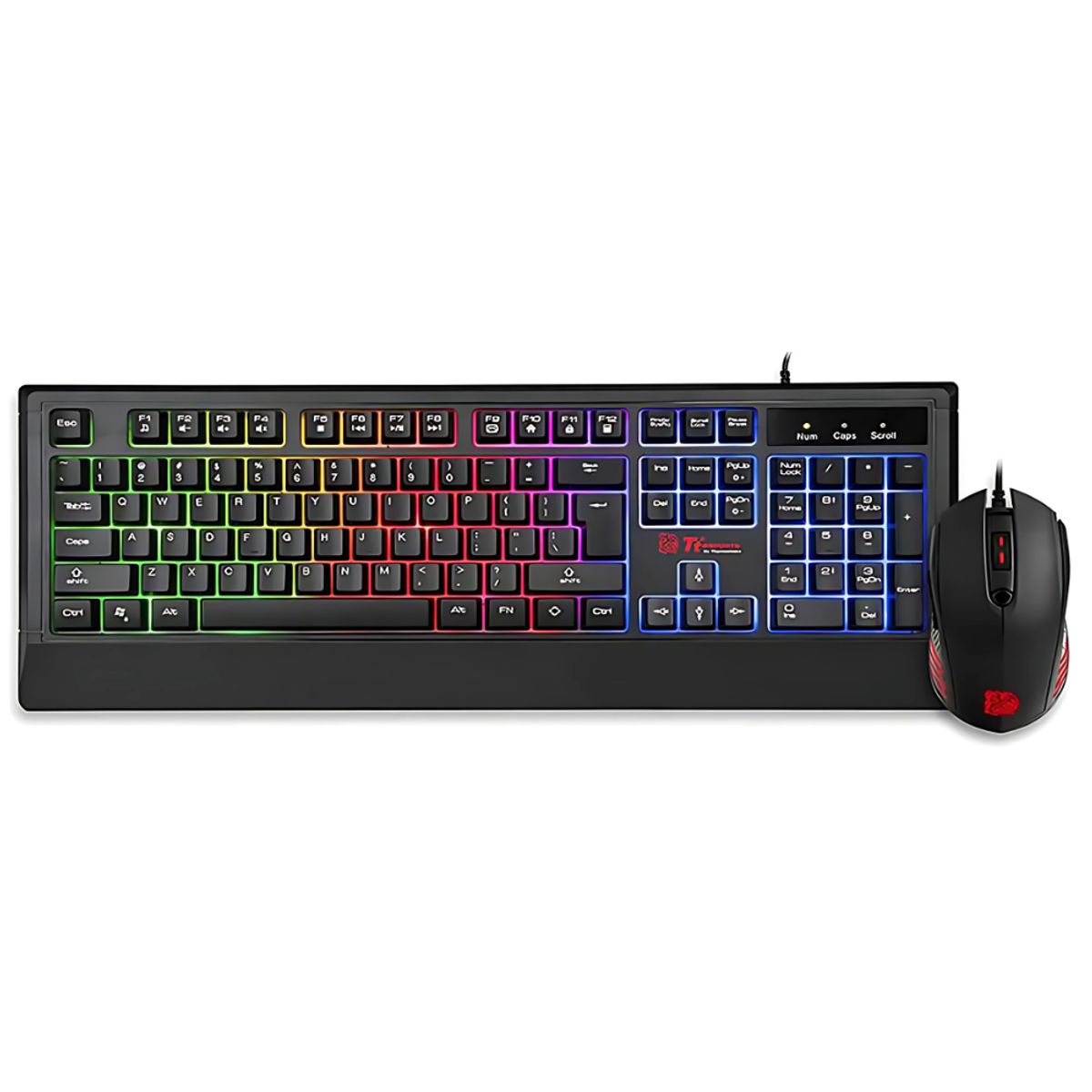THERMALTAKE - COMBO GAMER TECLADO Y MOUSE THERMALTAKE CHALLENGER USB