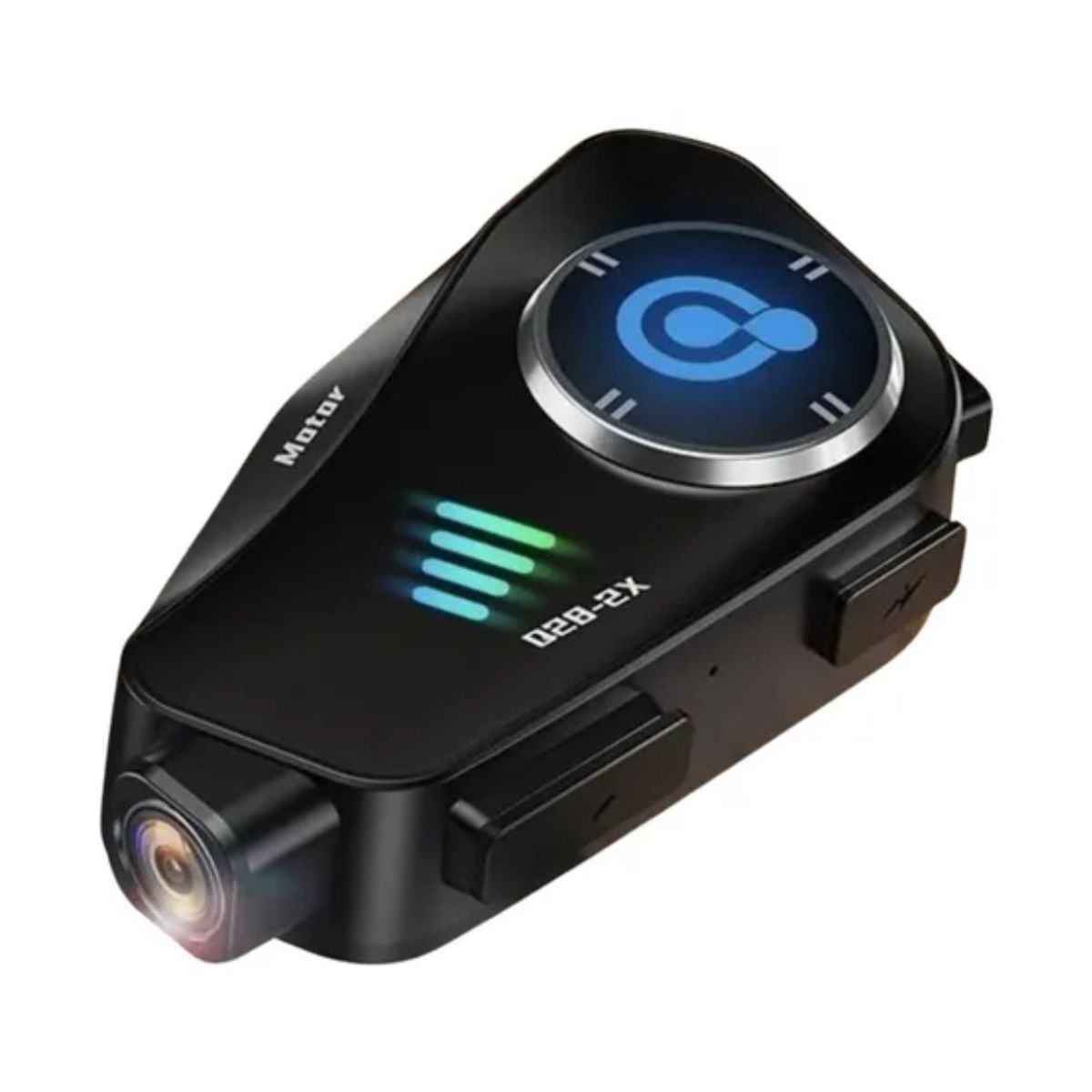 GENERICO - Intercomunicador Con Cámara Hd Bluetooth 5.0 Alcance 500 Mts