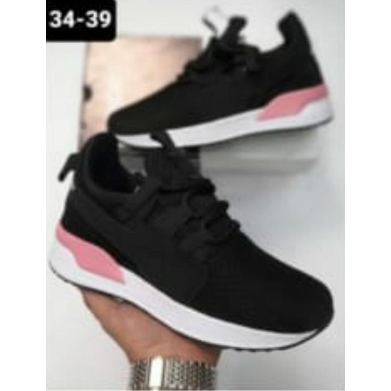 URBAN PLUS - TENIS PARA MUJER NEGROS