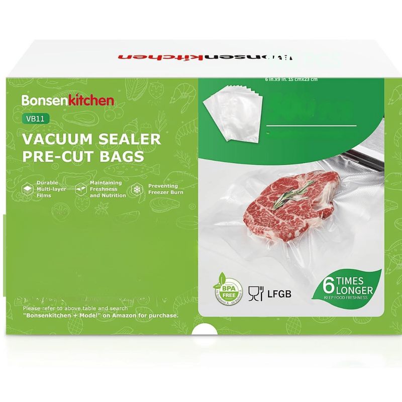 GEF - Bolsa Para Empacar Al Vacío Texturizada 100un 23x15