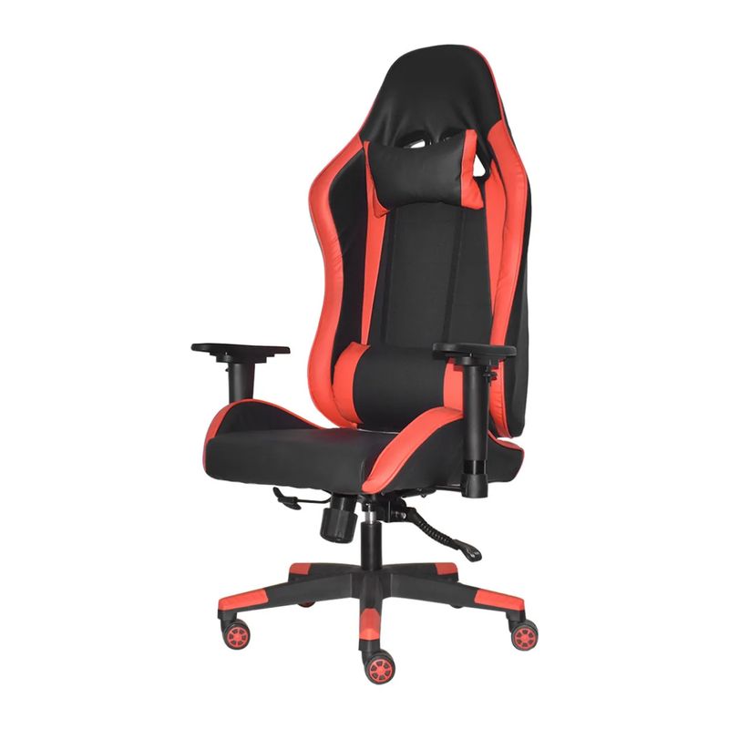 BONNO - Silla Gamer Leaf Bonno Confortable Moderna Color NegroRojo