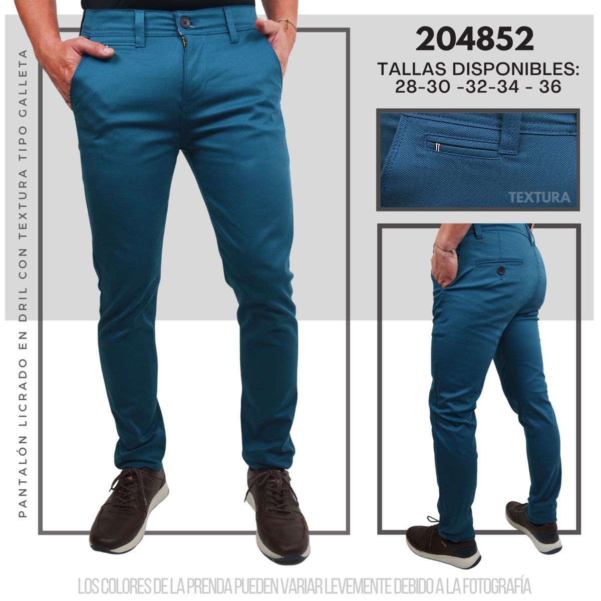 ABC - pantalon en dril galleta para hombre AAA tipo exportacion full calidad