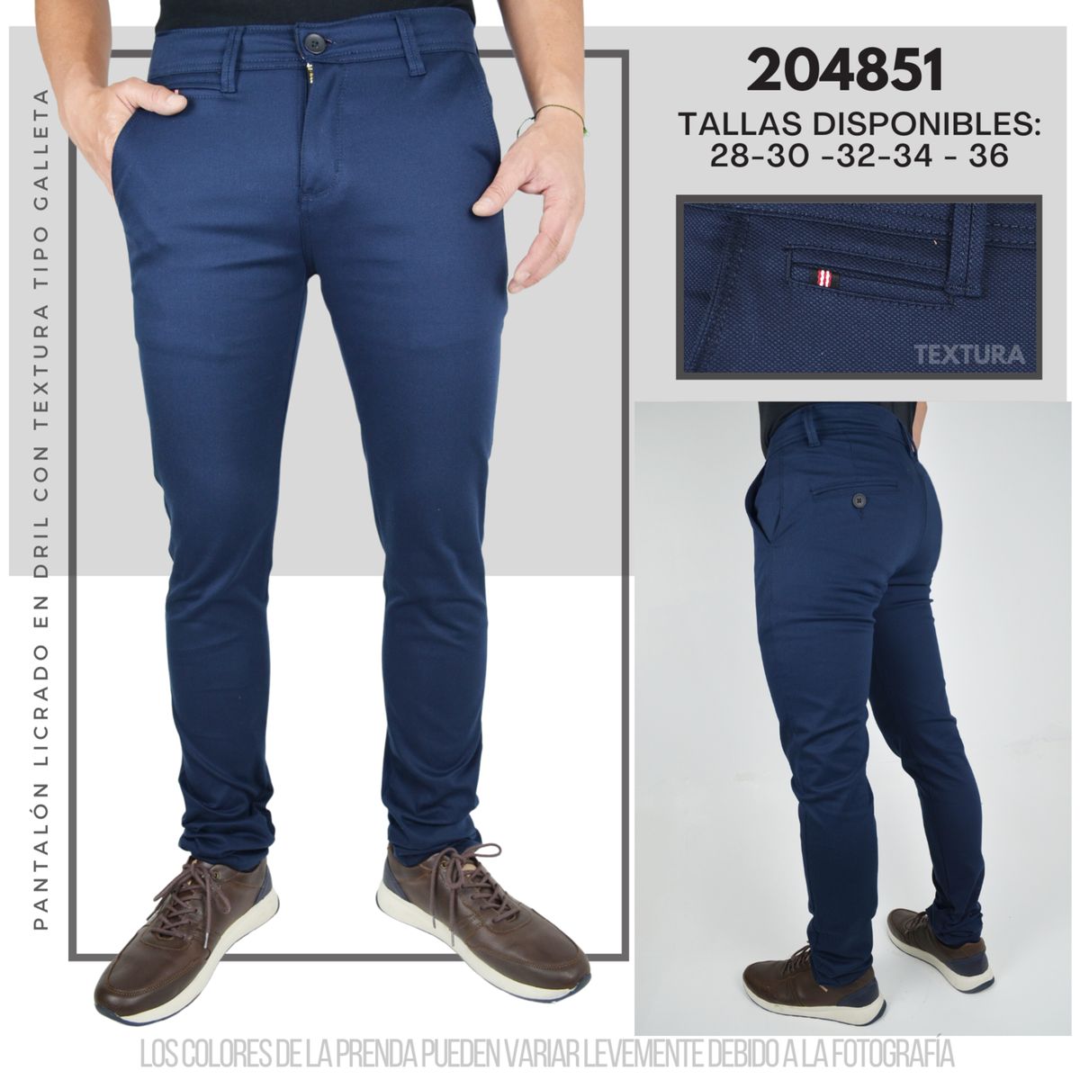 ABC - pantalon en dril galleta para hombre AAA tipo exportacion full calidad