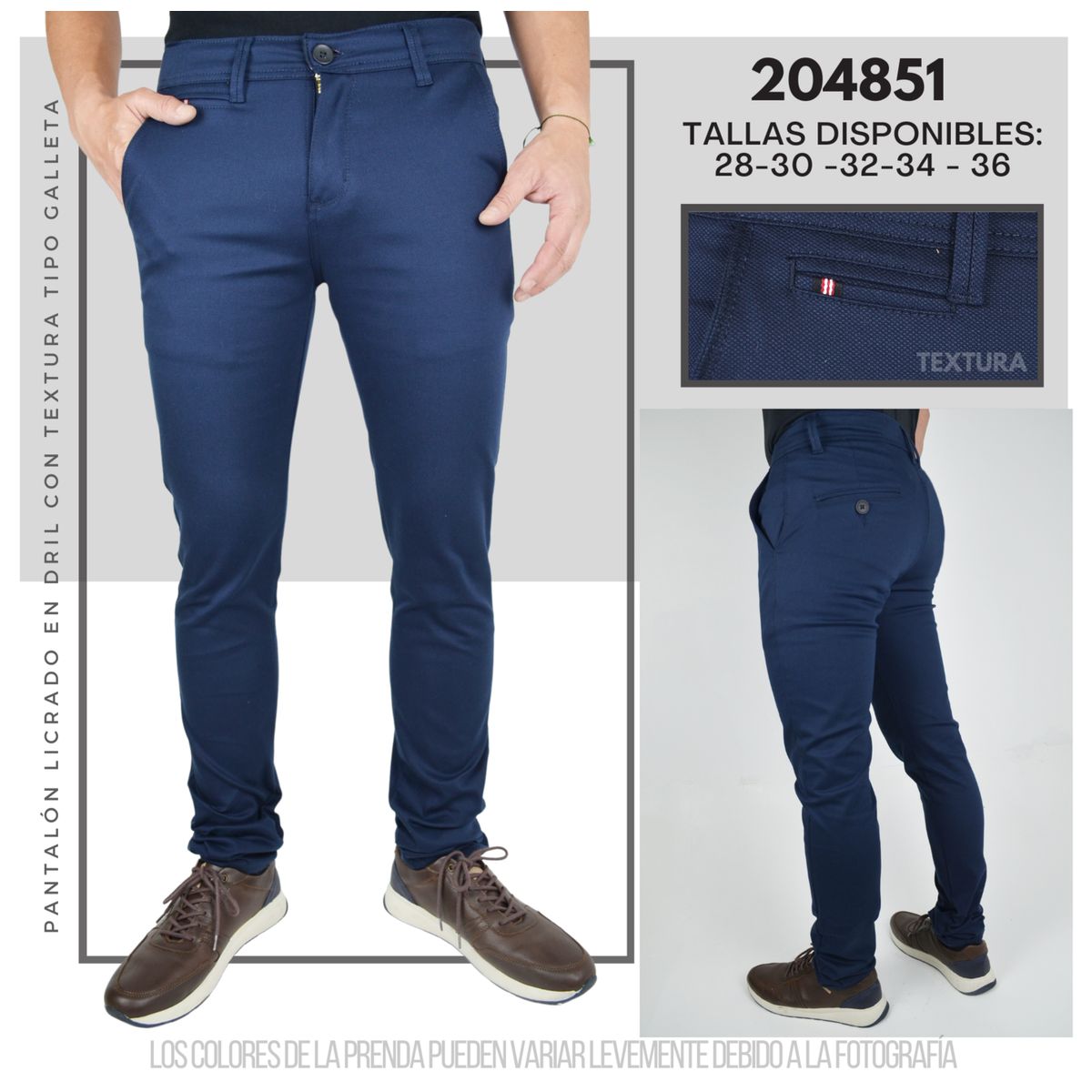 ABC - pantalon en dril galleta para hombre AAA tipo exportacion full calidad