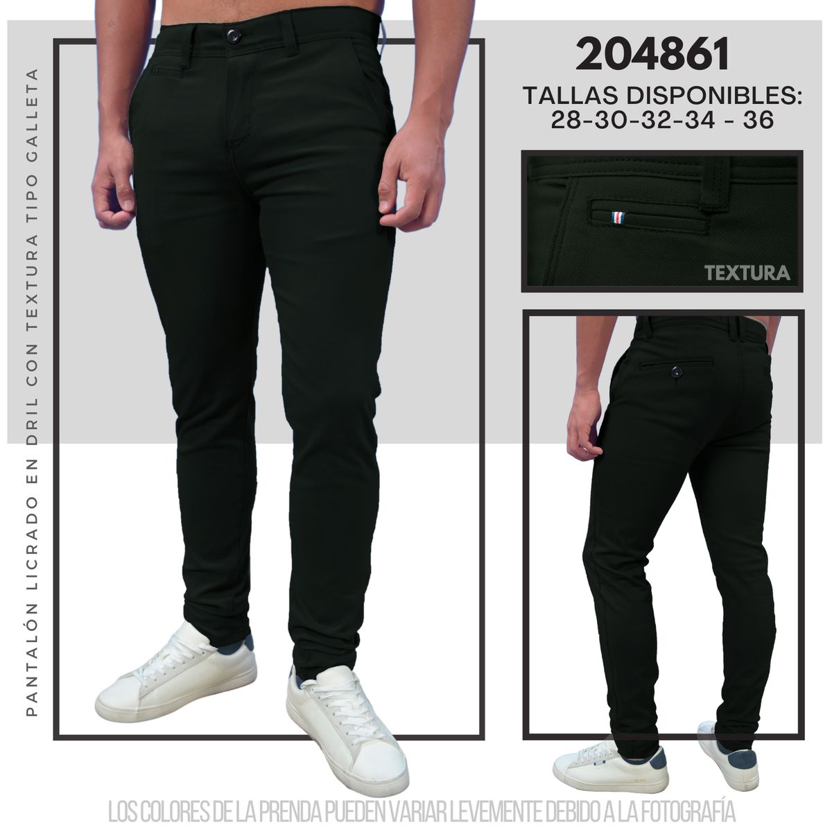 ABC - pantalon en dril galleta para hombre AAA tipo exportacion full calidad