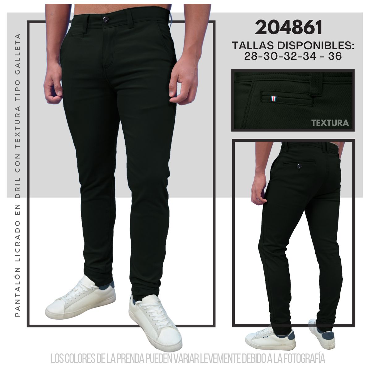ABC - pantalon en dril galleta para hombre AAA tipo exportacion full calidad
