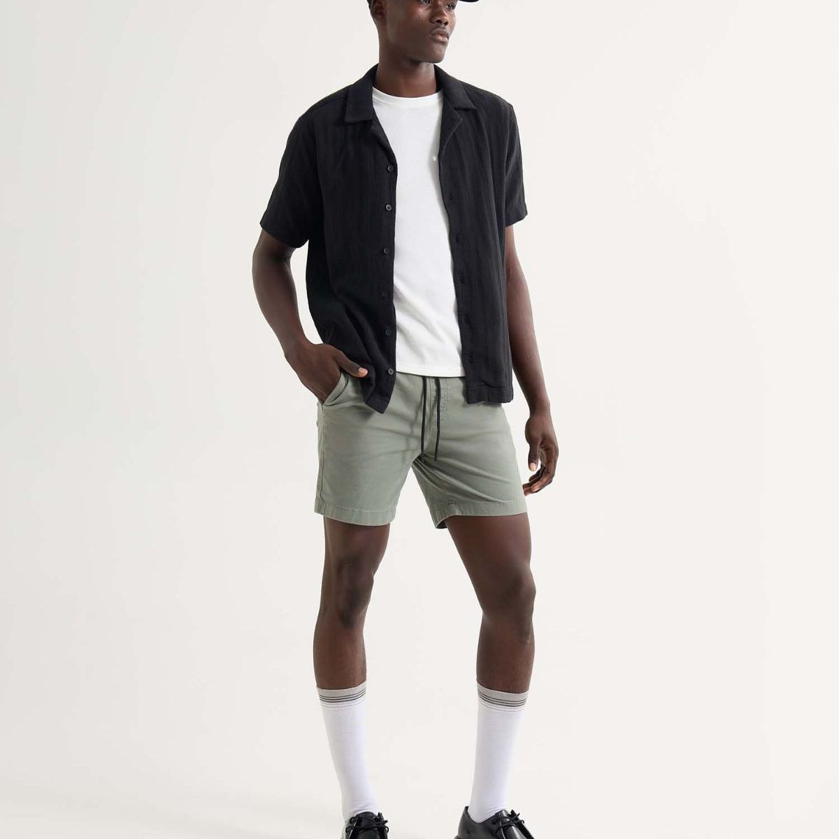 SEVEN SEVEN - Camisa De Hombre  Color Negro Marca Seven Seven #45012145