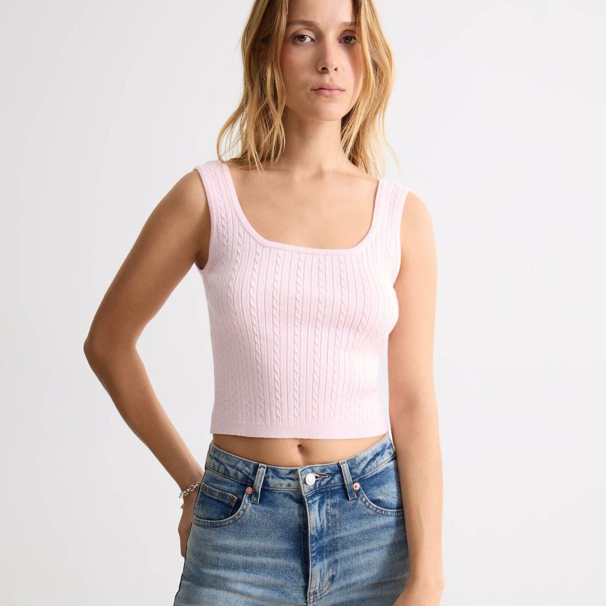 SEVEN SEVEN - Camiseta Para Mujer Manga Sisa Moda Color Rosado Marca Seven Seven #28096290