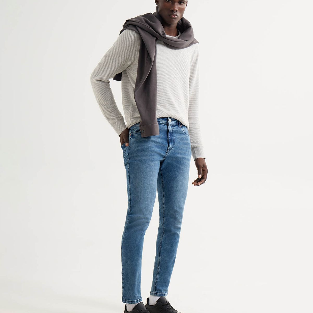 SEVEN SEVEN - Jeans Skinny Tono Medio  Para Hombre Azul Seven Seven