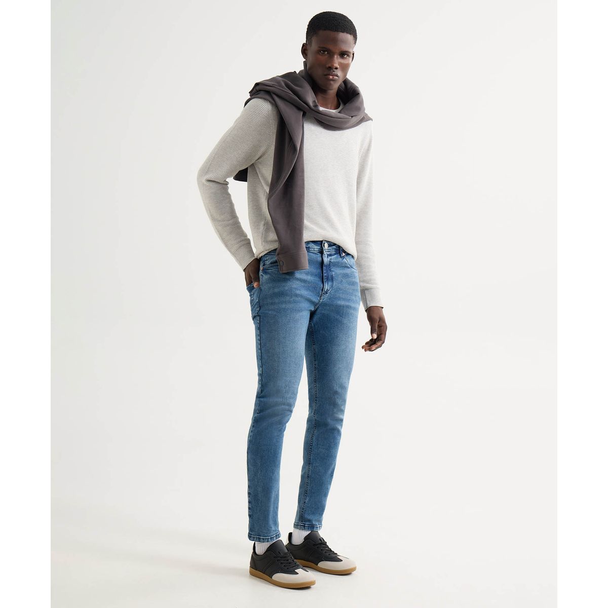 SEVEN SEVEN - Jeans Skinny Tono Medio  Para Hombre Azul Seven Seven