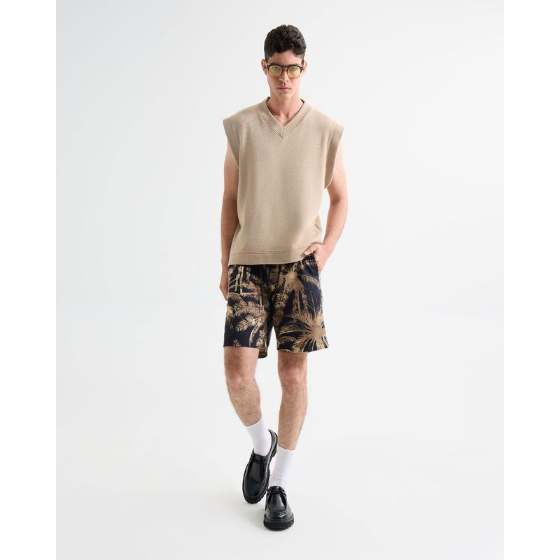 SEVEN SEVEN - Bermuda Para Hombre Regular Corto Color Avena Marca Seven Seven #45100703
