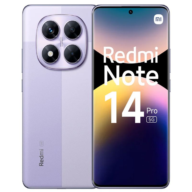 XIAOMI - REDMI NOTE 14 PRO 5G LAVANDA 8GB RAM 256GB ROM