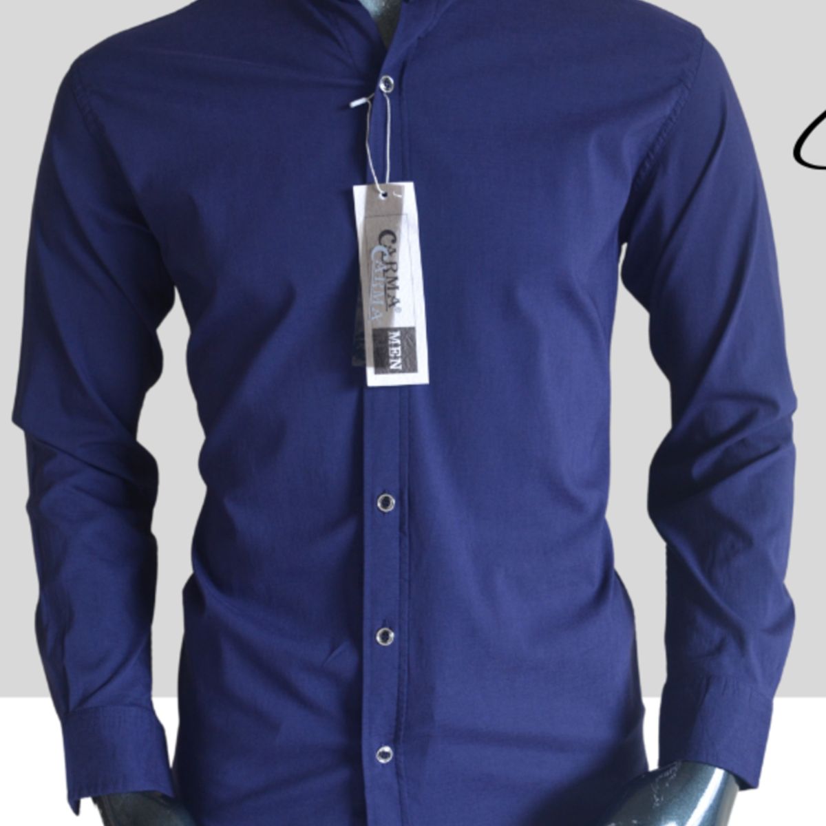 ABC - Camisa Manga Larga Para Hombre Botones Diseño