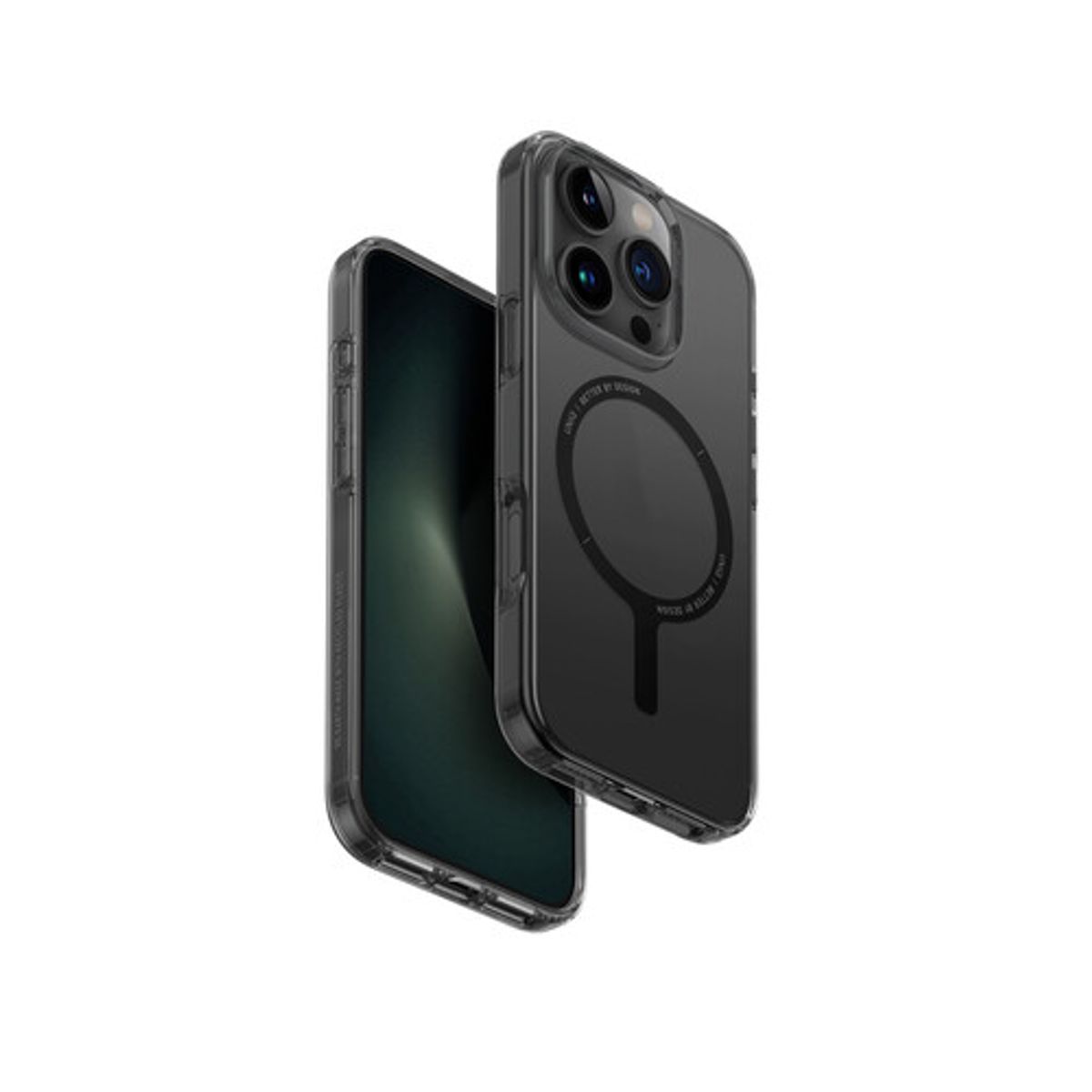 UNIQ - Funda UNIQ ClarioSmoke MagClick Compatible con  iPhone 16 Pro Max