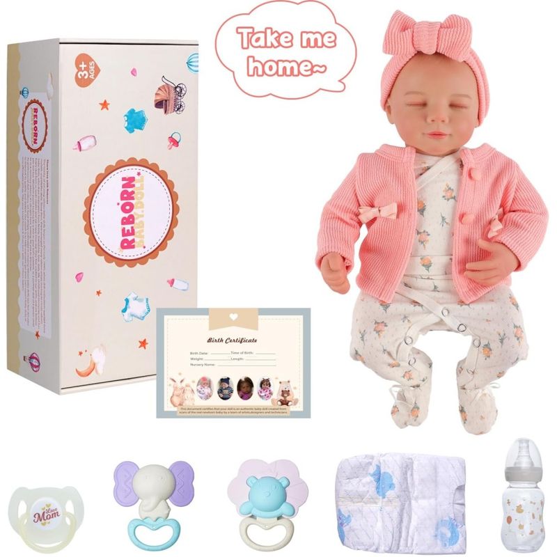 GENERICO - Muñeca Reborn Bebe Real Suave Dormida - Ariel