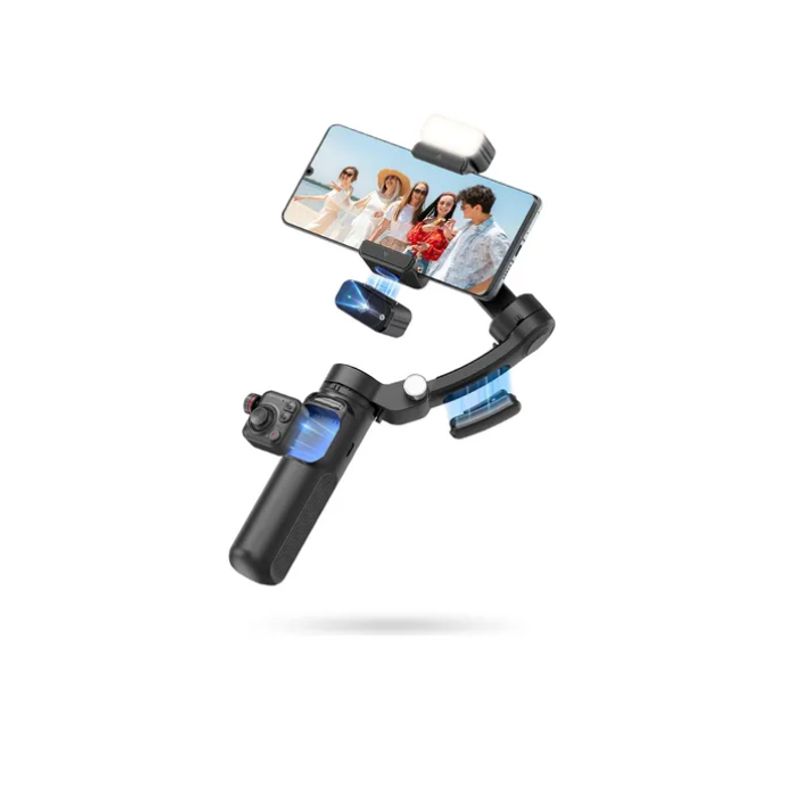 INNOVA - Gymbal Estabilizador Con Seguimiento Luz Robótico Bluetooth Micrófono