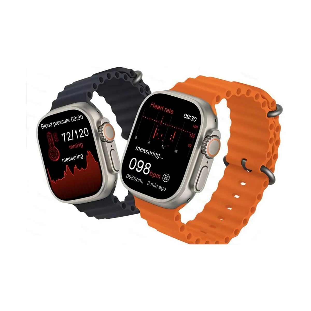 GENERICO - Smartwatch T800 ultra display de 199 con correa Silicona color negro