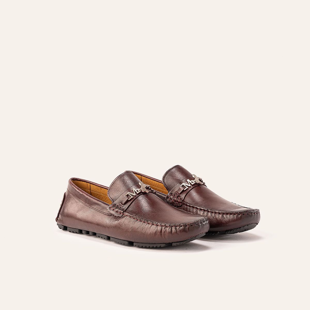 MARIO HERNANDEZ - Mocasín Driver León Cerezo Oscuro MH Mocs