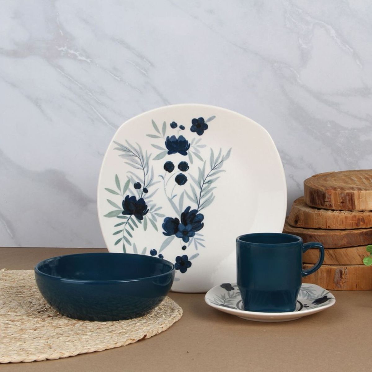 CORONA - Vajilla Corona Aria4 Puestos 16 Piezas