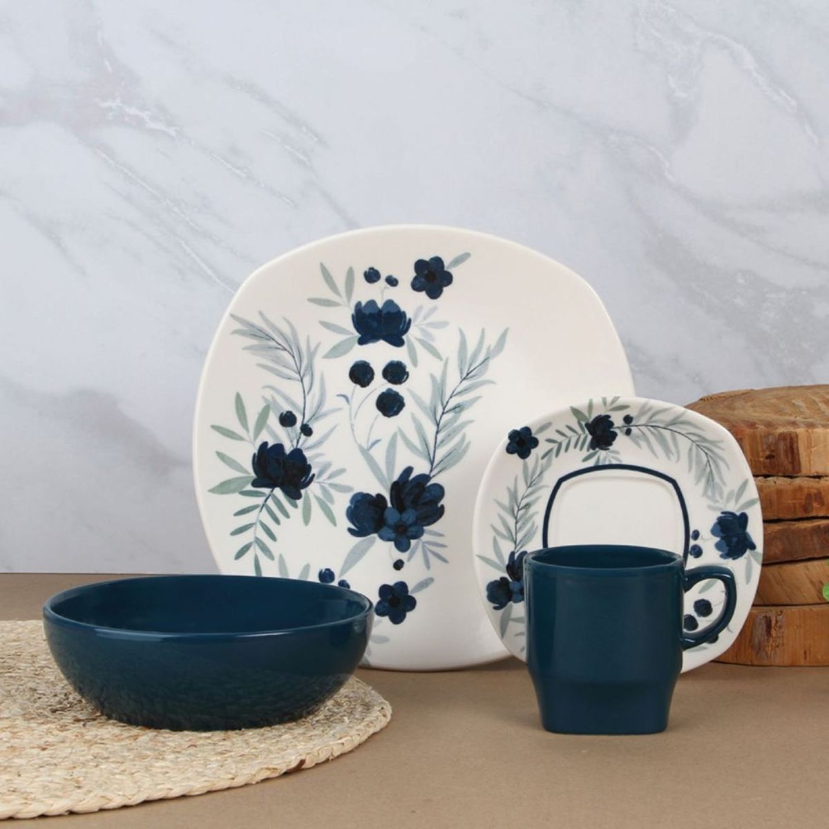 CORONA - Vajilla Corona Aria4 Puestos 16 Piezas