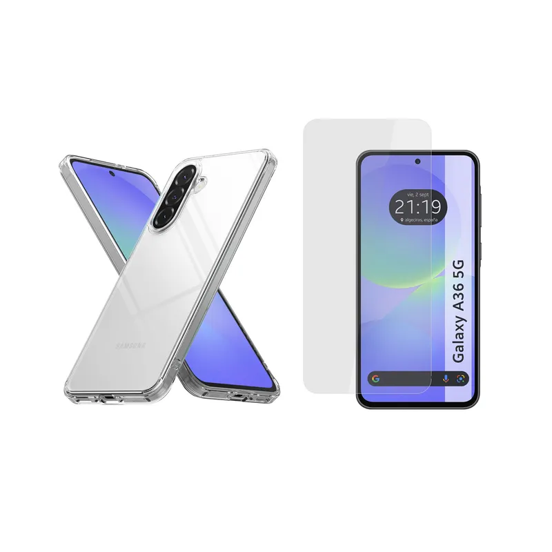 GENERICO - Funda Rígida Antichoque + Vidrio Templado Samsung Galaxy A36